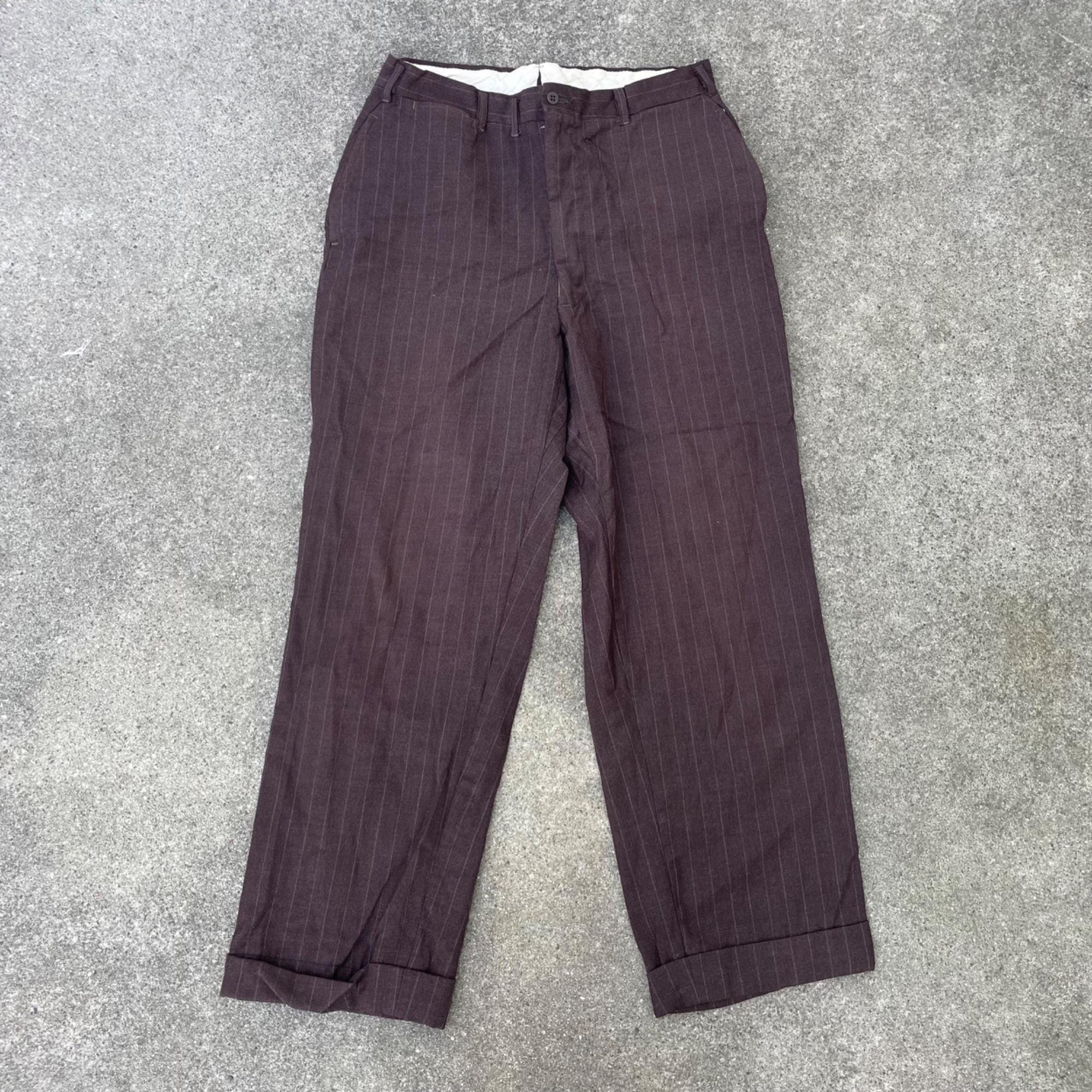 1950s Striped Pants - Etsy