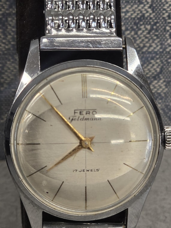 や*ず様 FERO Feldmann メカデジ　クォーツ Vintage Fero Feldmann Swiss Watch – 17 Jewels, Manual Wind - Etsy