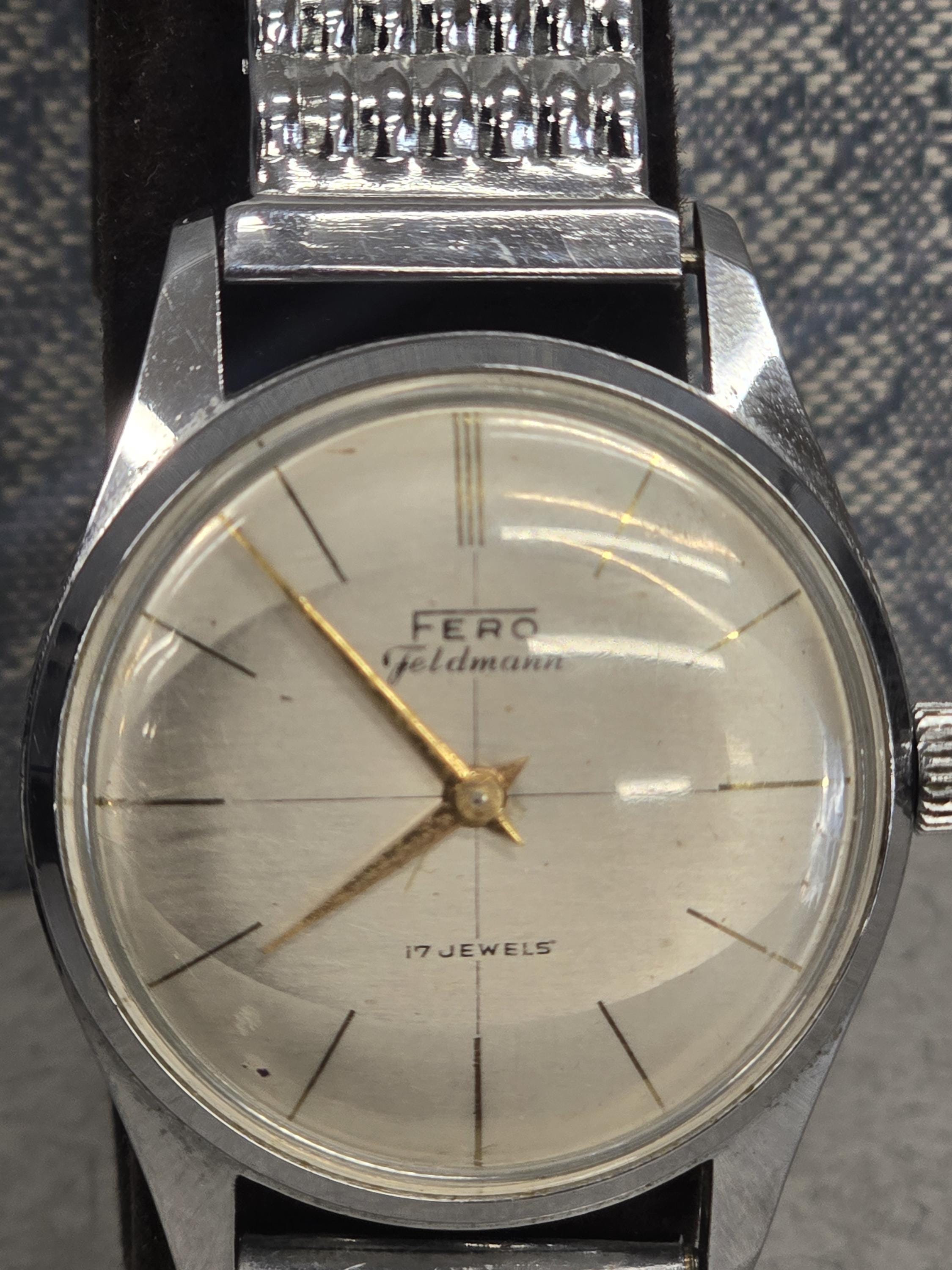 Vintage Fero Feldmann Swiss Watch – 17 Jewels, Manual Wind - Etsy