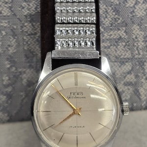 Vintage Fero Feldmann Swiss Watch – 17 Jewels, Manual Wind