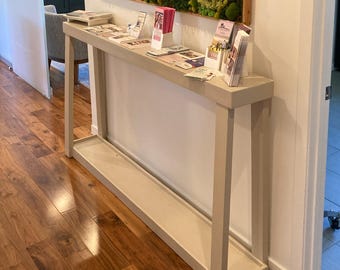 廊下、玄関、リビングルーム、ダイニングルームに最適なミッドセンチュリーモダンコンソールテーブル