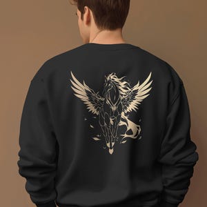 Unisex Sweater - Golden Pegasus