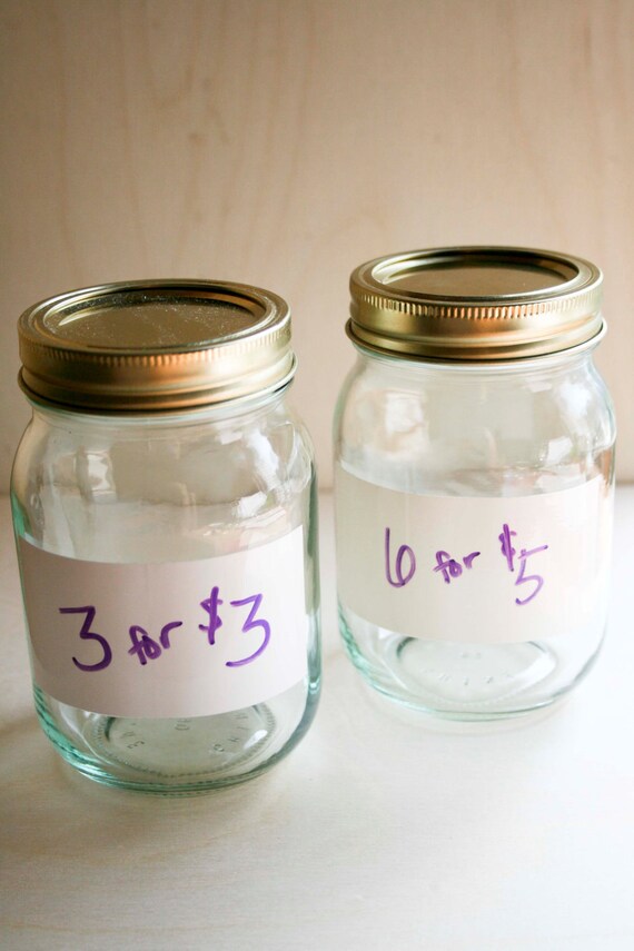 Items similar to Dry Erase Labels Set of 3 on Etsy