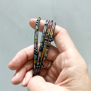 Slow Progress Is Still Progress Mindset Matters Bracelet beaded bracelet, woven bracelet, colorful, bead weaving, image 2