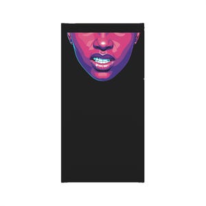 Vibrant Art-Printed Neck Gaiter, Fashionable Neck Warmer, Unisex Outdoor Gear, Festival Accessory, Unique Gift Idea