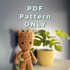 Baby Tree Man PDF Crochet PATTERN