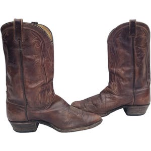 Men rustic leather cowboy boots uk 11 44, handmade leather boots made in usa, western riding boots us 13, country rodeo outfit