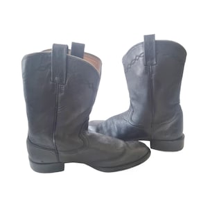 Ariat Black Leather Biker Ankle Boots US 10, Men’s Western Chelsea Boots UK 9, Slip On Work Boots 43
