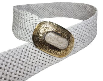 Genuine Leather Belt by Motif 56 Made in Morocco - Etsy