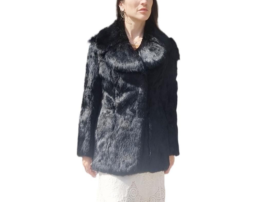 ジャケット・アウター BALMAIN fox rabbit fur short coat y2k BALMAIN fox rabbit fur short coat y2k BALMAIN Fox Fur Ruffle Down