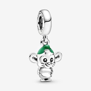 pandora       cinderella gus mouse dangle charm s925