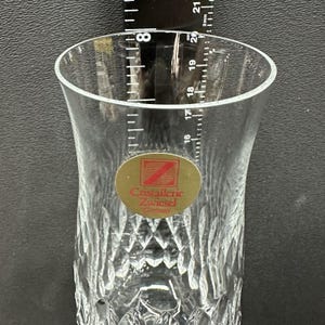 Schott-Zwiesel 'Desiree' 8" Flauta de champán 24% cristal de plomo, Vintage imagen 5