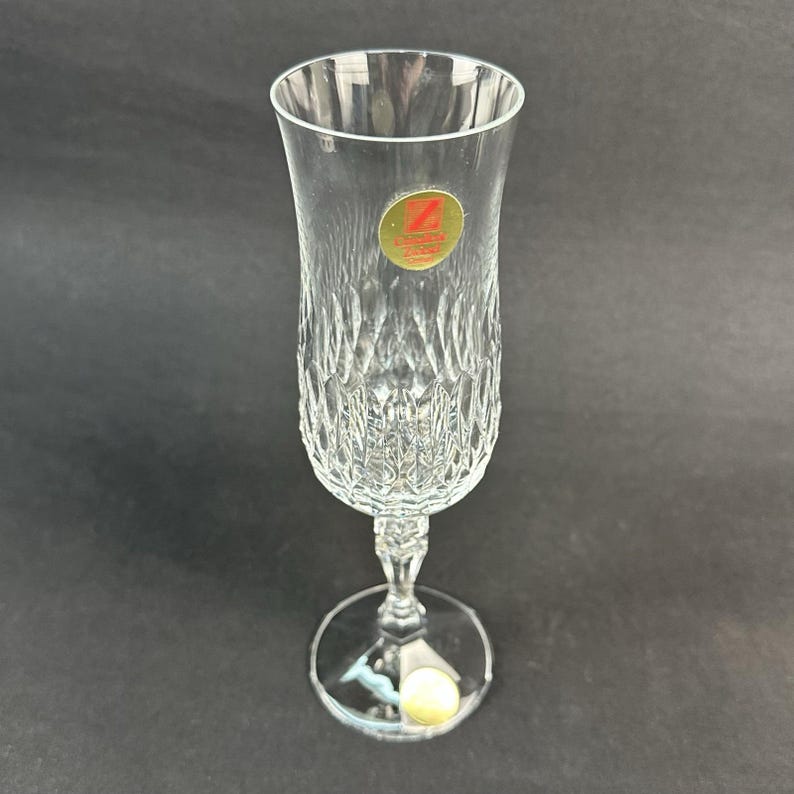 Schott-Zwiesel 'Desiree' 8" Flauta de champán 24% cristal de plomo, Vintage imagen 3