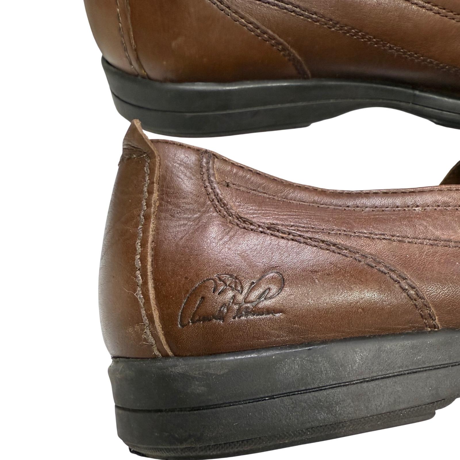 Arnold Palmer VTG Leather Loafers Augusta Collection Brown  display picture 1