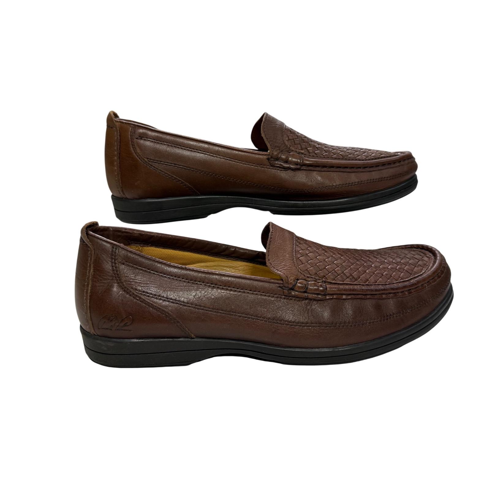 Arnold Palmer VTG Leather Loafers Augusta Collection Brown  display picture 3