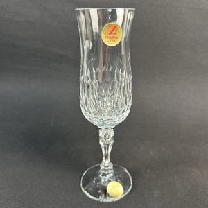 Schott-Zwiesel 'Desiree' 8" Flauta de champán 24% cristal de plomo, Vintage imagen 2