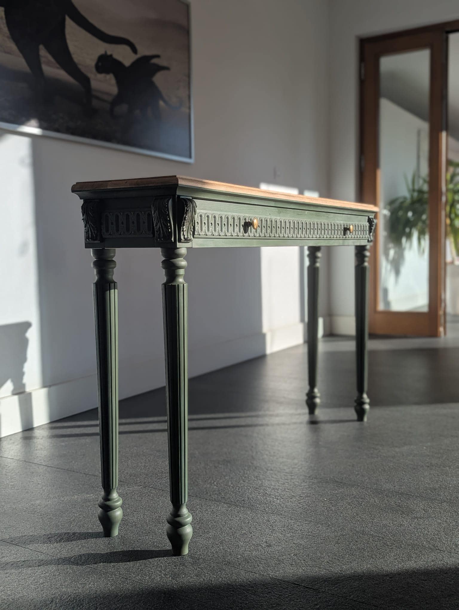 Vintage French Console Table - Etsy