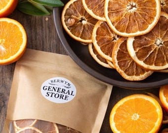 Handcrafted Dehydrated Orange Slices - Cocktail & Decor Garnish