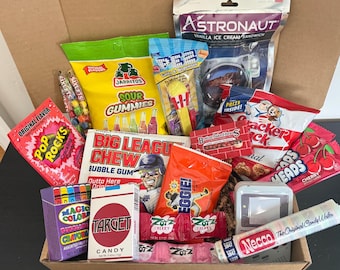 Retro Gamer Candy Box | Nostalgic Candy Gift | Childhood Classics | Curated