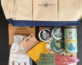 Couples Garden Box | Tools, Wildflower Seeds, Handmade Stakes