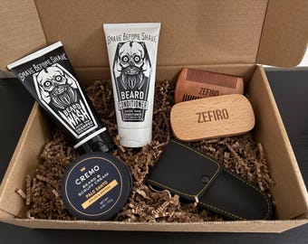 Beard Grooming Box | Men’s Self Care Kit | Curated