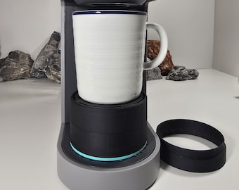 Elevate PLUS Anti-Splash Cup Stand for Keurig, Cuisinart & more, Adjustable Coffee Maker Accessory