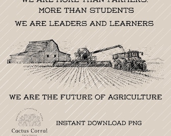 Future Farmers of America PNG: Tractor Design (Digital Download)