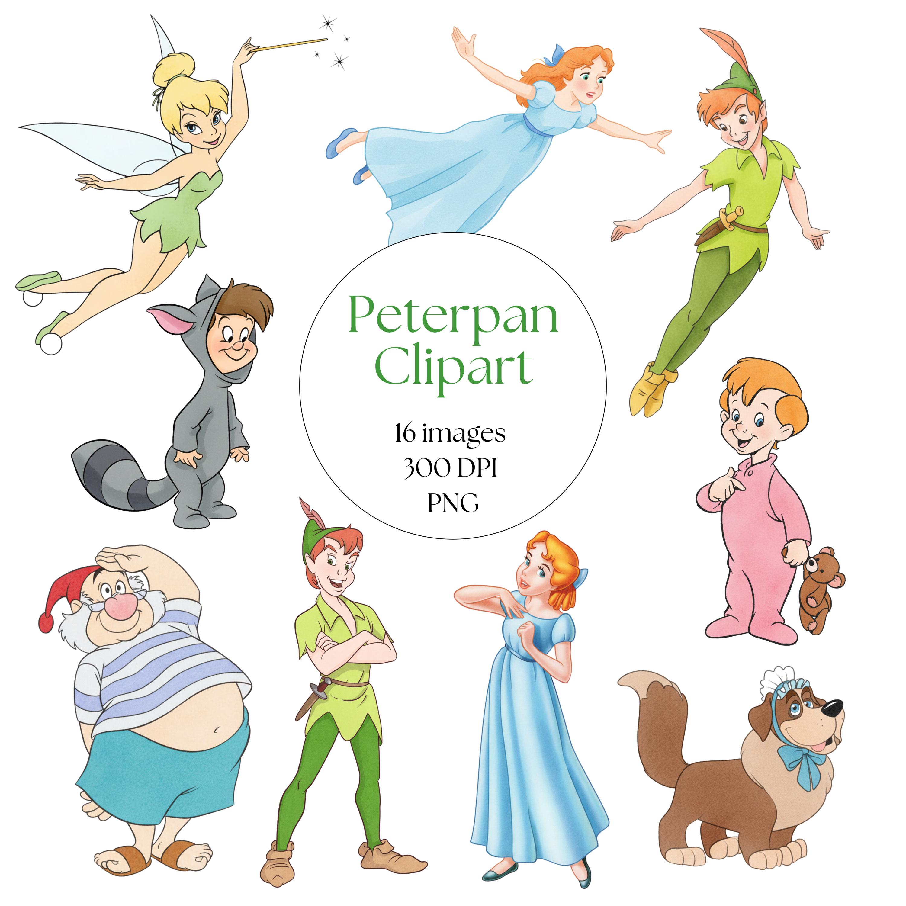 Peter Pan Cut Out - Etsy, image size:3000x3000