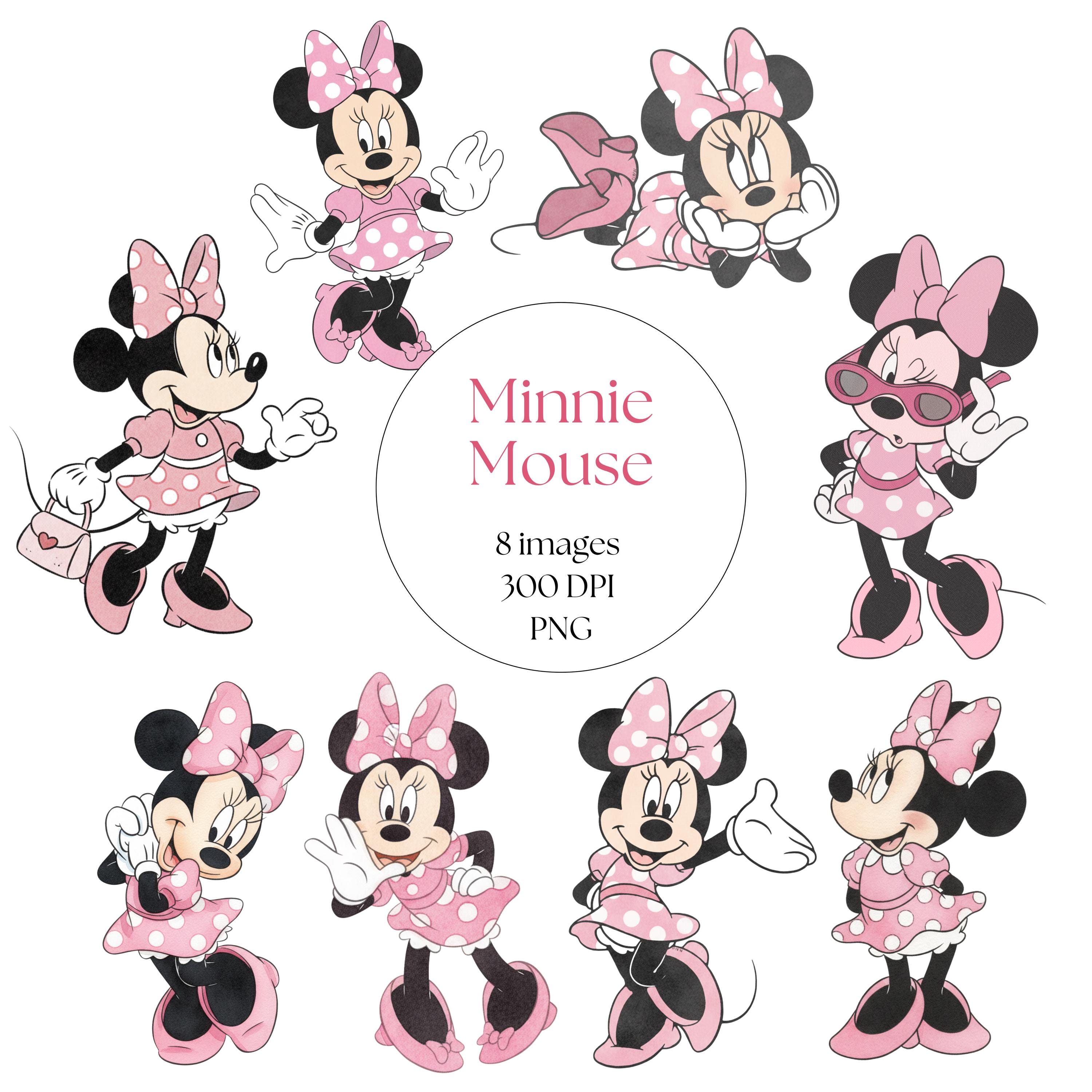 Baby Minnie Clipart - Etsy, image size:3000x3000
