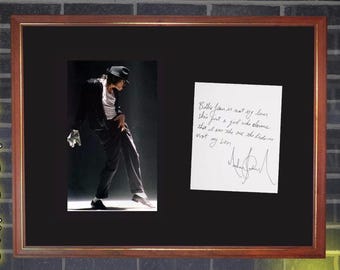 Michael Jackson Autograph Art: Limited Edition [1 of 100] Collage