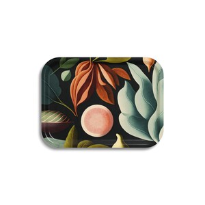 Rectangular tray 27×20 cm – Still Life | Serving tray, breakfast tray & decorative tray | Handmade from wood, sustainable