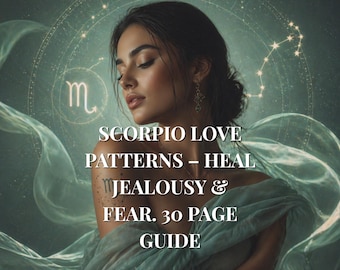 Skorpion Liebe Ratgeber PDF | Astrologie Arbeitsbuch für Kompatibilität, emotionale Heilung & Beziehungsklarheit