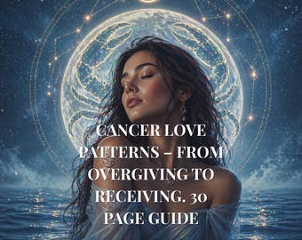 Libro de ejercicios para Cáncer en el amor (PDF) • Guía astrológica para la sanación emocional y la compatibilidad