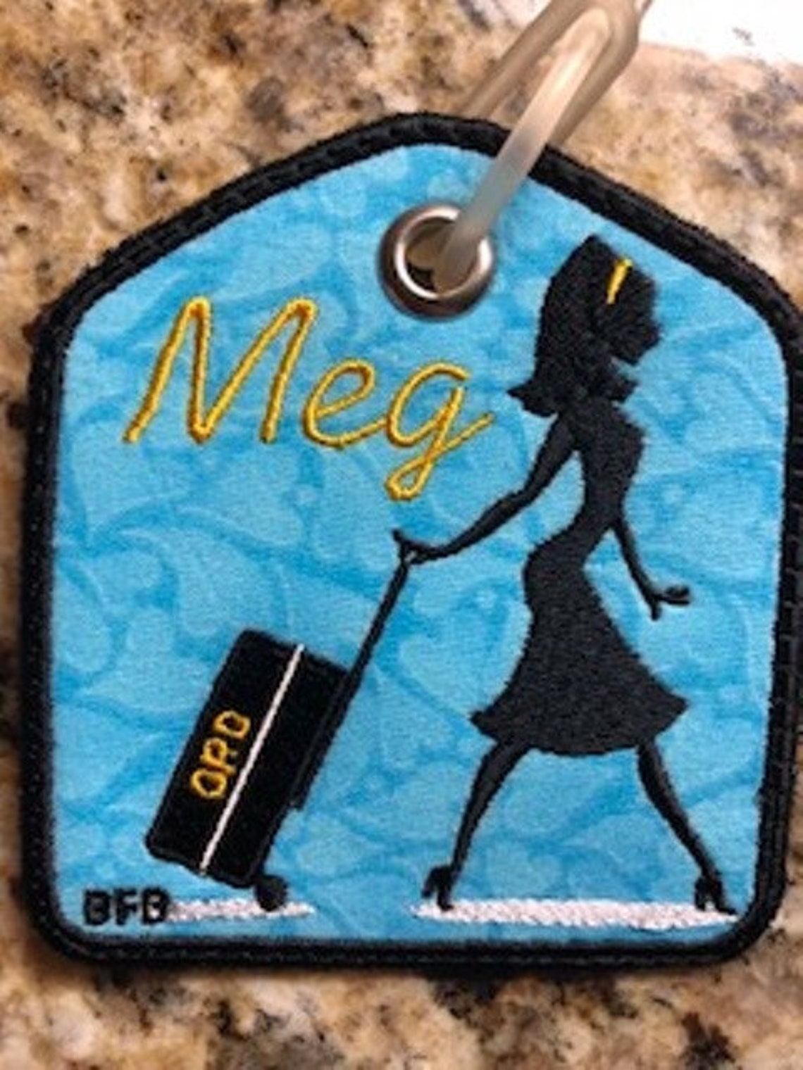 Flight Attendant Luggage Tags Personalized Etsy