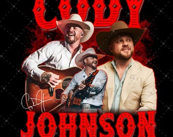 T-shirt Cody Johnson Live 2026 au format PNG (téléchargement numérique)