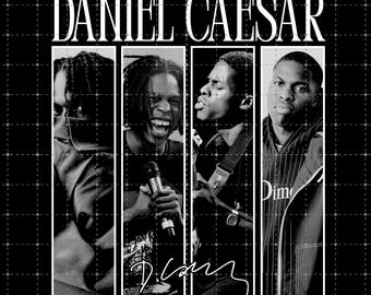 Design per maglietta PNG del tour "Daniel Caesar Son Of Spergy 2026" (download digitale)
