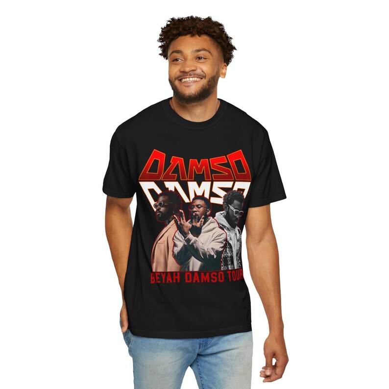 T-Shirt Damso Beyah Album 3D Unisexe Manches Courtes - Respirant, Décontracté Et Confortable En Polyester