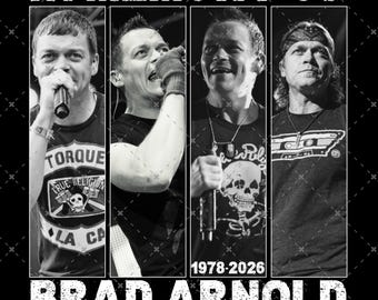 Brad Arnold PNG : 3 Doors Down Rock Legend (téléchargement numérique, 300 ppp).