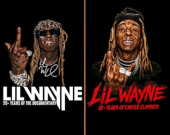 Lil Wayne Carter Classics PNG, design per maglietta non ufficiale (download digitale)