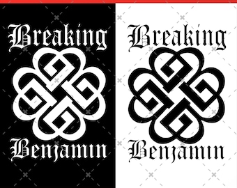 Design du t-shirt Breaking Benjamin Tour 2026 (téléchargement numérique)