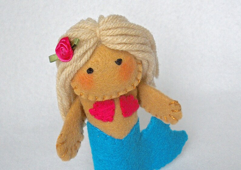 mermaid hand puppet