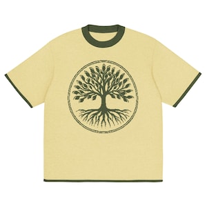 Still Rooted - Knitted classic tee, Tree of Life