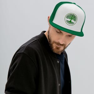 Tree of Life Trucker Hat | Sacred Geometry Snapback Cap