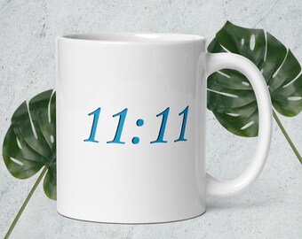 11:11 Synchronicity Coffee Mug | Sacred Geometry Mandala Ceramic Tea Cup