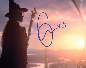 Cynthia Erivo Hand-Signed Original Authentic Autographed 8" x 10" Photo from "Wicked" + COA Included