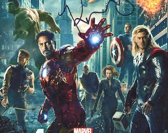 Robert Downey, Jr. Hand-Signed Original Authentic Autographed 8" x 10" Photo from "The Avengers" + COA Included