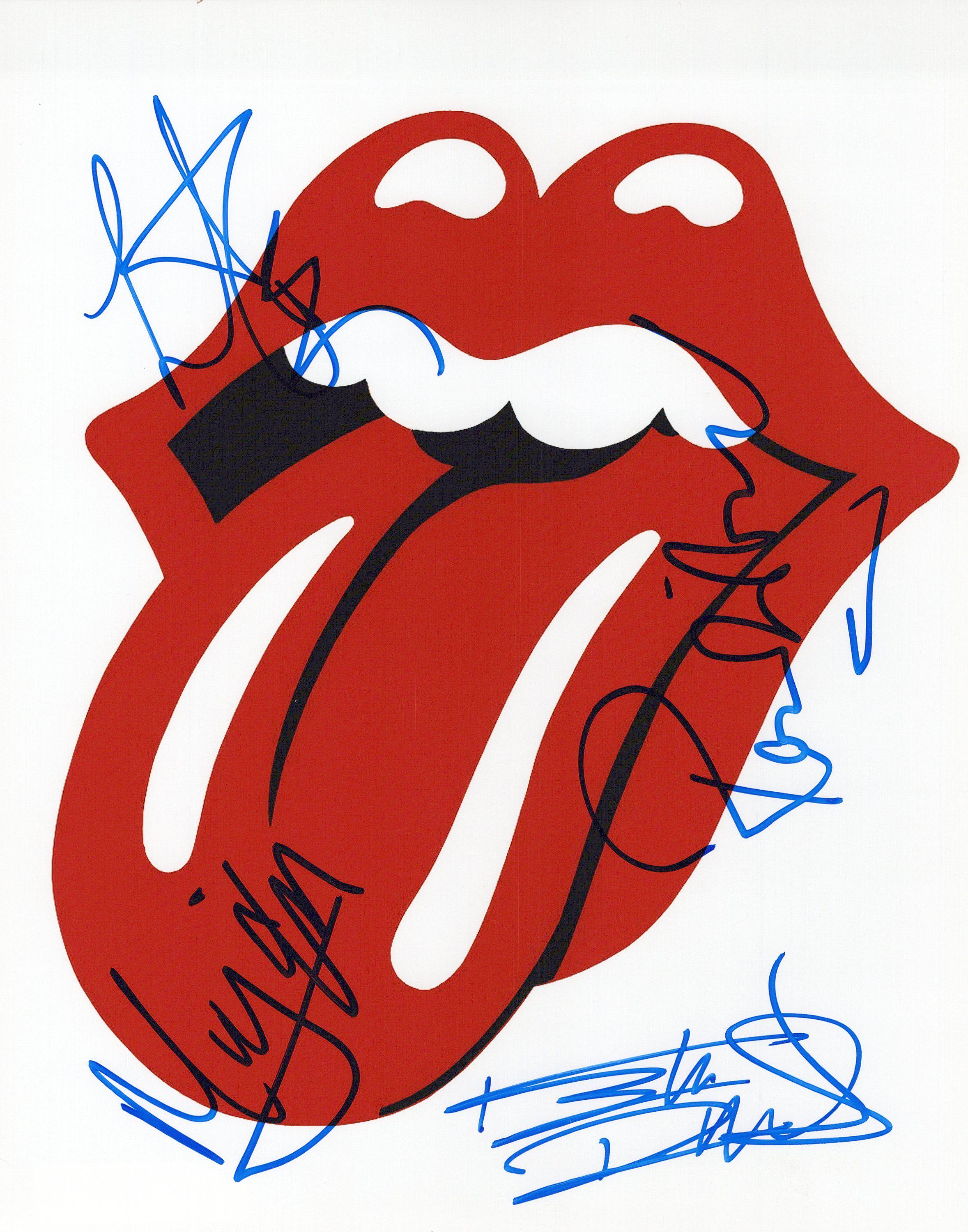 Rolling Stones Signed Photo Print Poster - Autographed Memorabilia Collectible 6 thumbnail image
