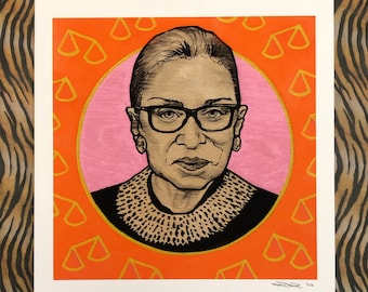 Ruth Bader Ginsburg Art Print