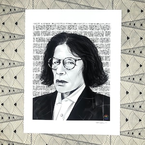 Fran Lebowitz Queer Portrait Art Print