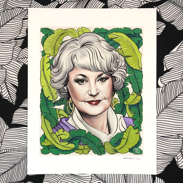 Bea Arthur Portrait Art Print